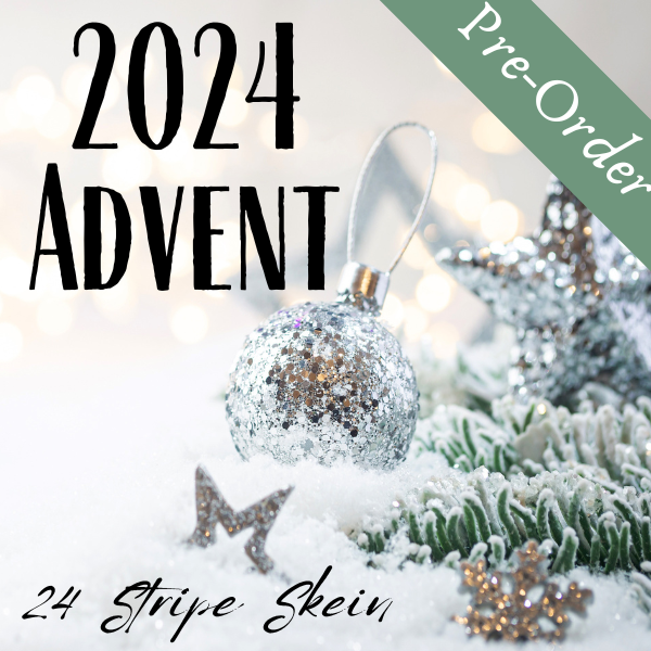 PREORDER 2024 Advent SelfStriping Yarn Freckled Whimsy