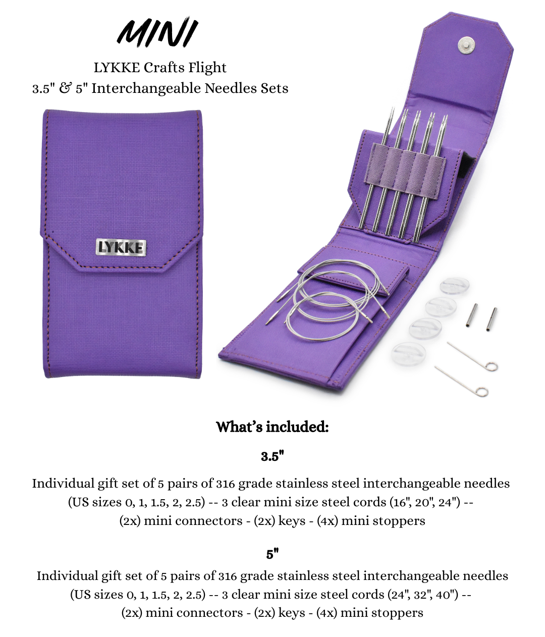 Lykke Flight Mini Set 5"